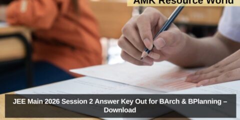 JEE Main 2026 Session 2 Answer Key Out for BArch & BPlanning – Download