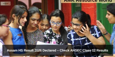 Assam HS Result 2026 Declared – Check AHSEC Class 12 Results