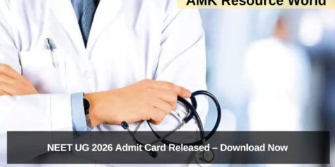 NEET UG 2026 Admit Card Released – Download Now