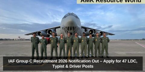 IAF Group C Recruitment 2026 Notification Out – Apply for 47 LDC, Typist & Driver Posts