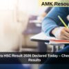 Maharashtra HSC Result 2026 Declared Today – Check Class 12 Results