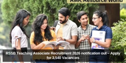 RSSB Teaching Associate Recruitment 2026 notification out – Apply for 3,540 Vacancies