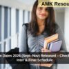 ICAI CA Exam Dates 2026 (Sept–Nov) Released – Check Foundation, Inter & Final Schedule
