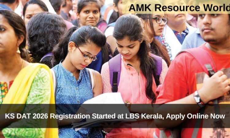 KS DAT 2026 Registration Started at LBS Kerala, Apply Online Now