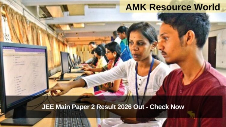 JEE Main Paper 2 Result 2026 Out - Check Now
