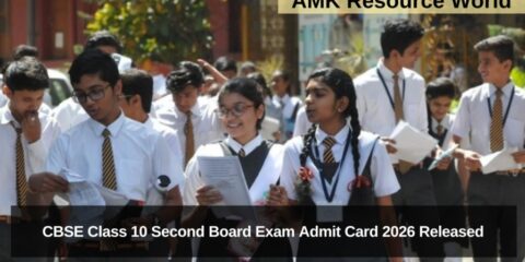 CBSE Class 10 Second Board Exam Admit Card 2026 Released