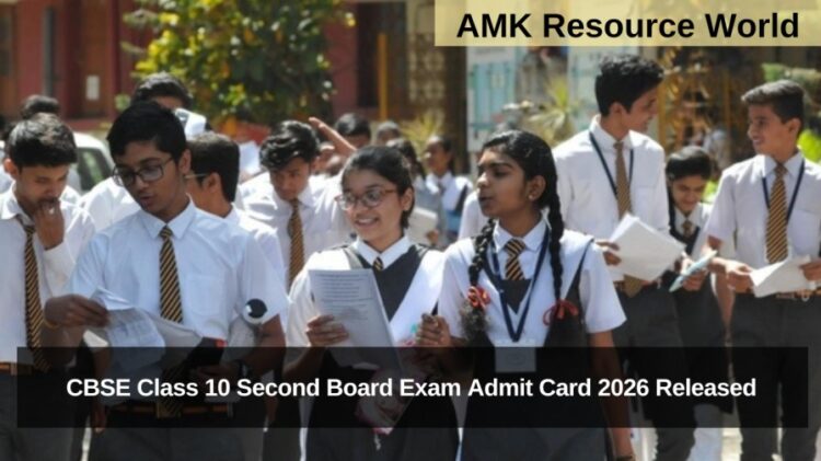 CBSE Class 10 Second Board Exam Admit Card 2026 Released