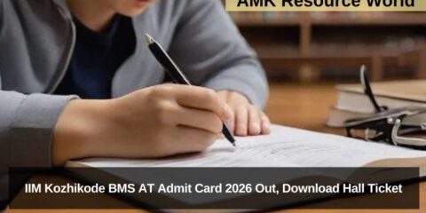 IIM Kozhikode BMS AT Admit Card 2026 Out, Download Hall Ticket
