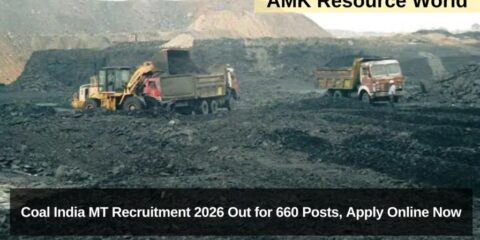 Coal India MT Recruitment 2026 Out for 660 Posts, Apply Online Now