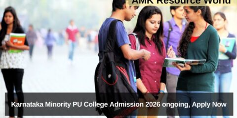 Karnataka Minority PU College Admission 2026 ongoing, Apply Now