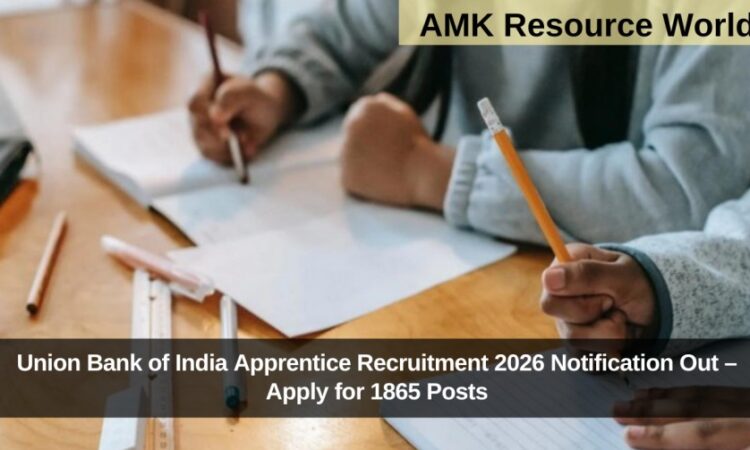 Union Bank of India Apprentice Recruitment 2026 Notification Out – Apply for 1865 Posts
