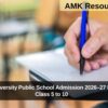 Karnataka University Public School Admission 2026–27 Released for Class 5 to 10