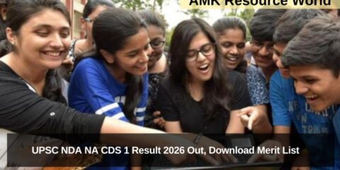 UPSC NDA NA CDS 1 Result 2026 Out, Download Merit List
