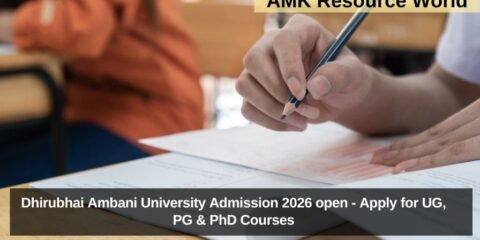 Dhirubhai Ambani University Admission 2026 open - Apply for UG, PG & PhD Courses
