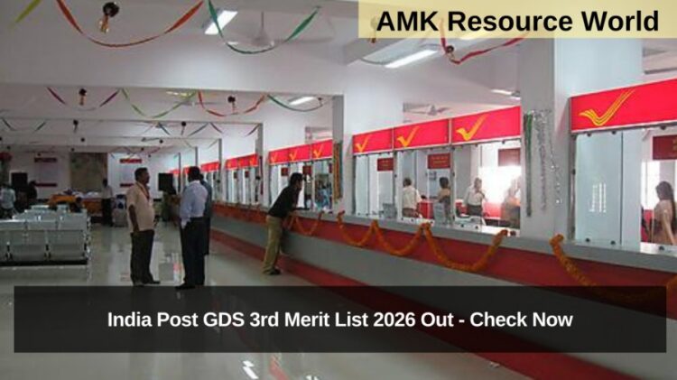 India Post GDS 3rd Merit List 2026 Out - Check Now
