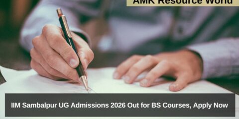IIM Sambalpur UG Admissions 2026 Out for BS Courses, Apply Now