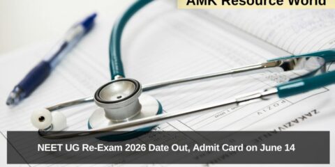 NEET UG Re-Exam 2026 Date Out, Admit Card on June 14