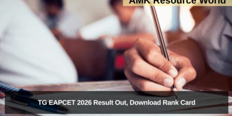 TG EAPCET 2026 Result Out, Download Rank Card