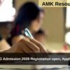 DU PG Admission 2026 Registration open, Apply Now