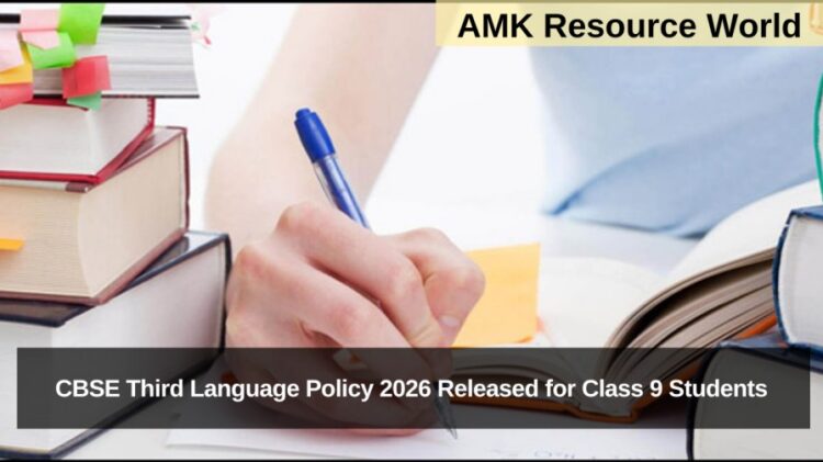 CBSE Third Language Policy 2026 Released for Class 9 Students