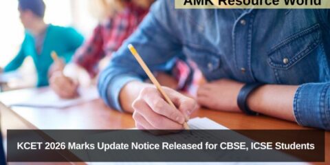 KCET 2026 Marks Update Notice Released for CBSE, ICSE Students