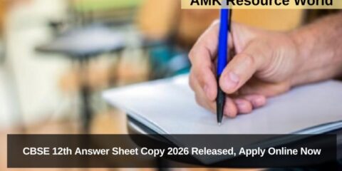 CBSE 12th Answer Sheet Copy 2026 Released, Apply Online Now