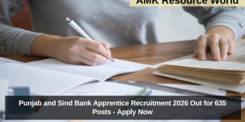 Punjab and Sind Bank Apprentice Recruitment 2026 Out for 635 Posts - Apply Now