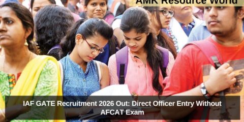 IAF GATE Recruitment 2026 Out: Direct Officer Entry Without AFCAT Exam