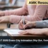JIPMAT 2026 Exam City Intimation Slip Out, Download