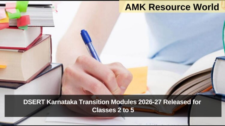 DSERT Karnataka Transition Modules 2026-27 Released for Classes 2 to 5