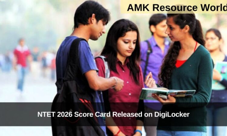 NTET 2026 Score Card Released on DigiLocker