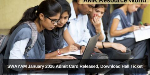 SWAYAM January 2026 Admit Card Released, Download Hall Ticket