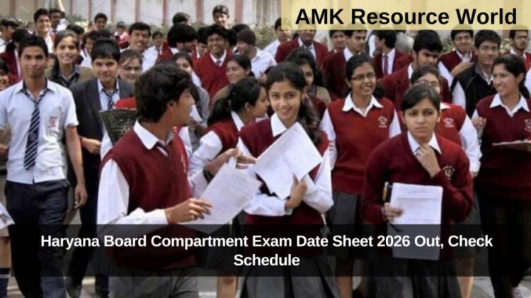 Haryana Board Compartment Exam Date Sheet 2026 Out, Check Schedule