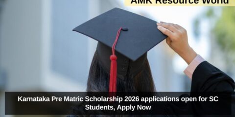 Karnataka Pre Matric Scholarship 2026 applications open for SC Students, Apply Now