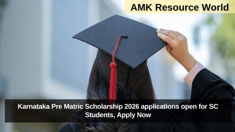 Karnataka Pre Matric Scholarship 2026 applications open for SC Students, Apply Now