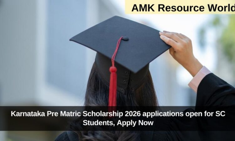 Karnataka Pre Matric Scholarship 2026 applications open for SC Students, Apply Now