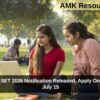 Rajasthan SET 2026 Notification Released, Apply Online Before July 15