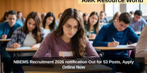 NBEMS Recruitment 2026 notification Out for 53 Posts, Apply Online Now